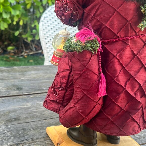 LYNN HANEY "Clara's Christmas" SANTA #1381 SIGNED 2001 Snowglobe Nutcracker - Picture 6 of 13